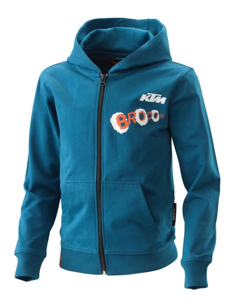 KTM Kids Radical Zip Hoodie Blue