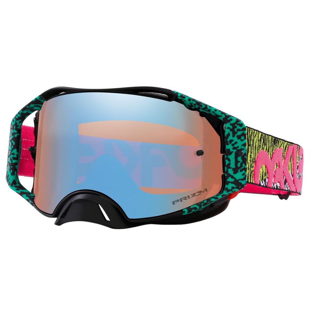 Oakley AirBrake Motocross Goggle Bengal Venom w/PRIZM Sapph