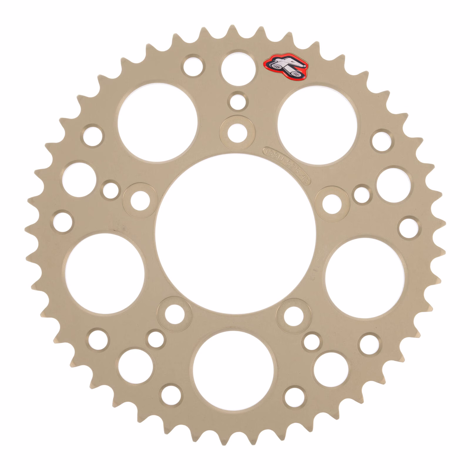 Renthal Sprocket Rear Silver 45T Alloy 7075 T6 Grooved Suzuki - Image 1