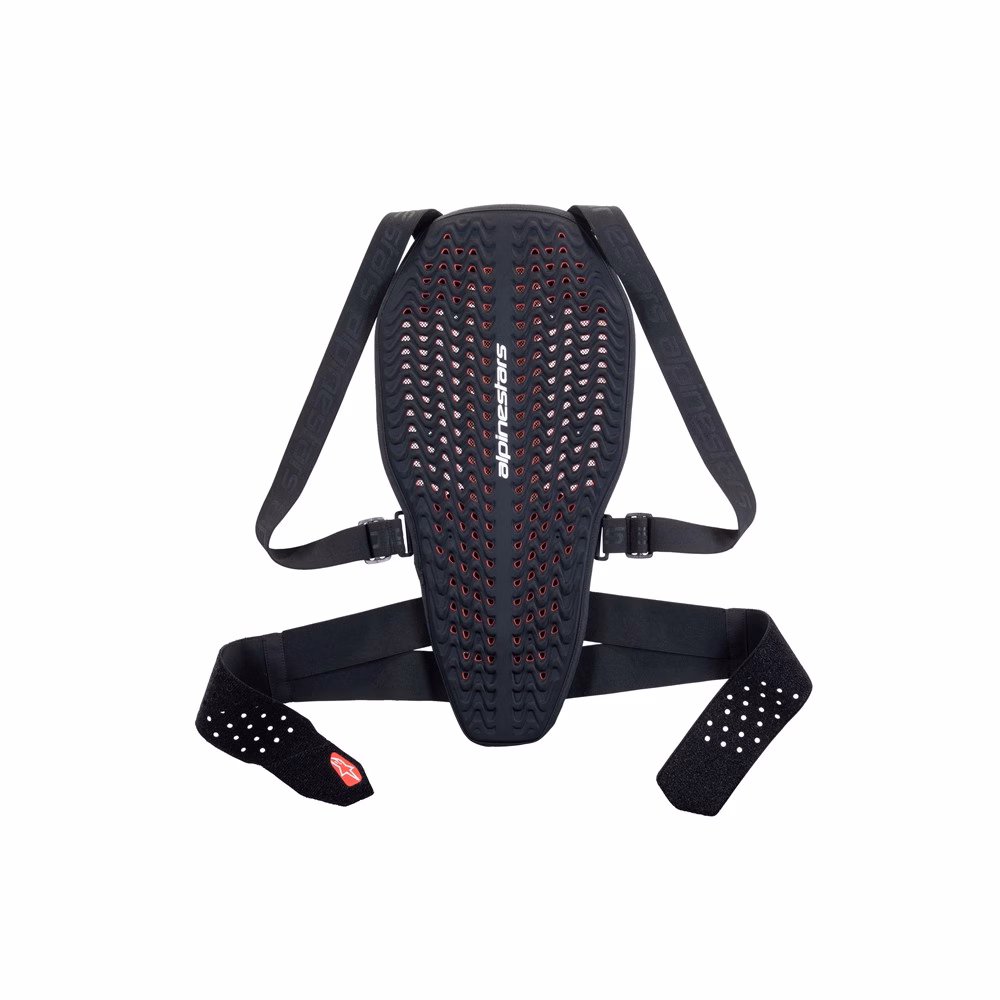 Alpinestars Nucleon Plasma Back Protector With Strap Black/White/Red