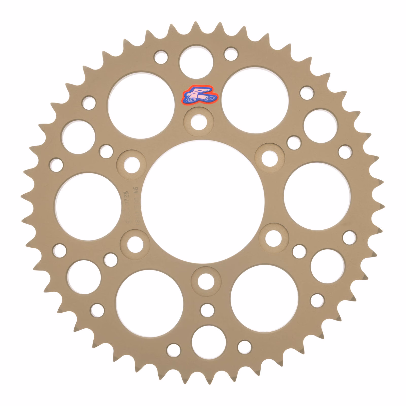 Renthal Sprocket Rear Silver 46t Alloy 7075 T6 Grooved Kawasaki - Image 1