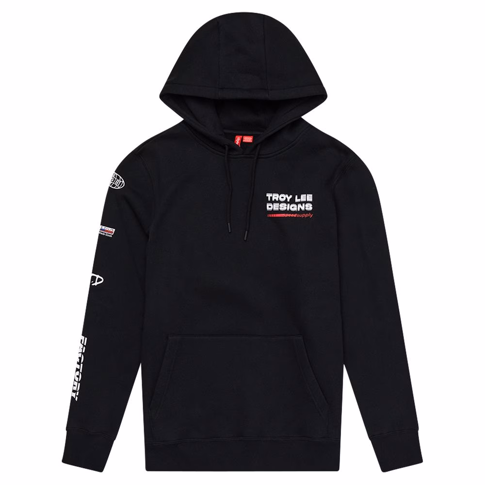 Troy Lee Designs Factory Pullover Hoodie Youth Black
