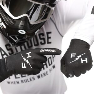 Fasthouse Carbon Eternal Motocross Glove, Black - Image 4