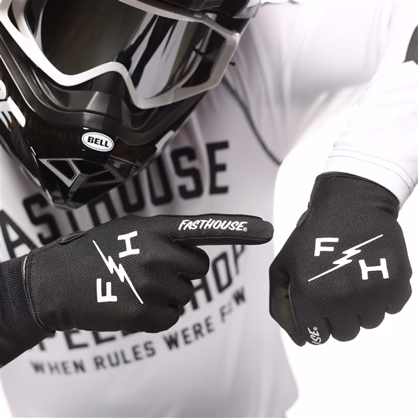 Fasthouse Carbon Eternal Motocross Glove, Black
