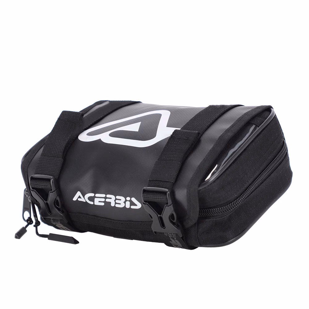 Acerbis Rear Tools Bag Logo 2L Black/White
