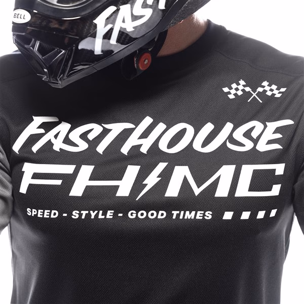 Fasthouse Carbon Method Motocross Jersey Black/Gray