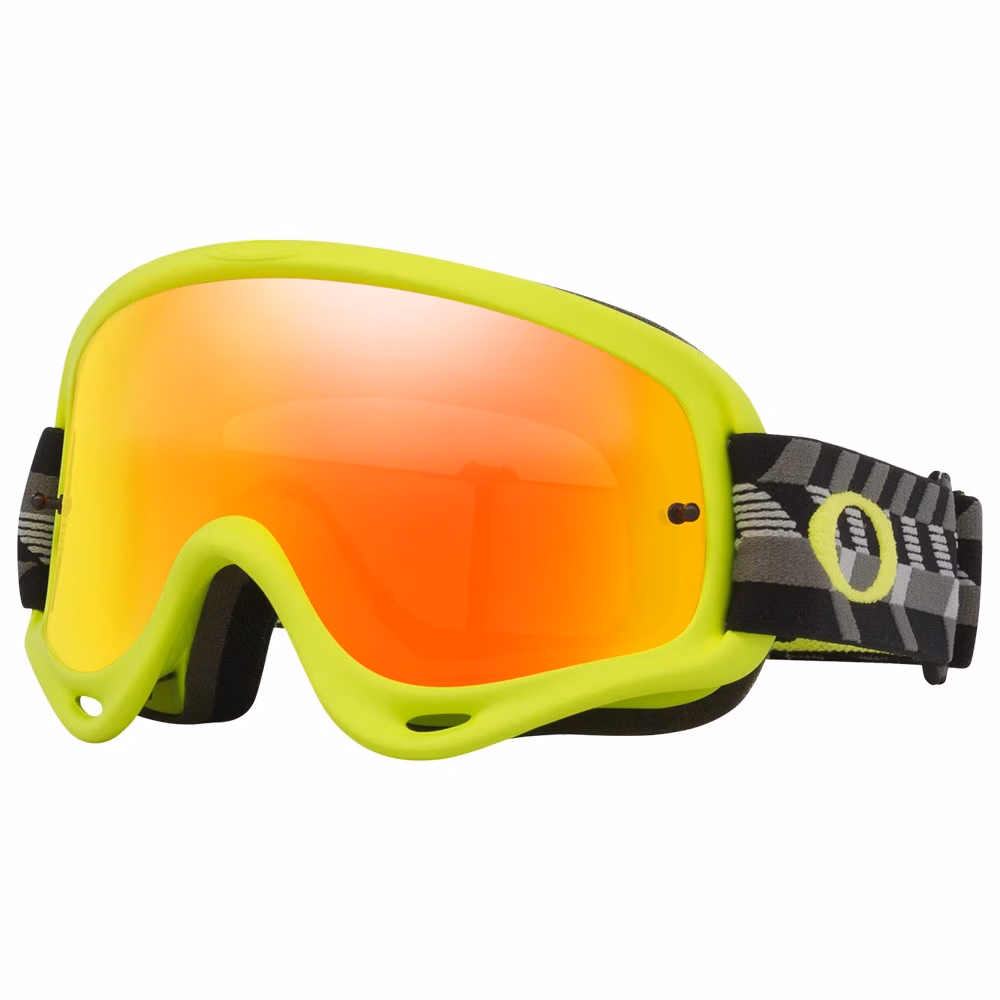 Oakley O-Frame MX Goggle Black Empire w/ Fire Iridium Lens