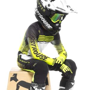 Fasthouse Elrod Hypersonic Motocross Jersey Youth High-Viz - Image 7