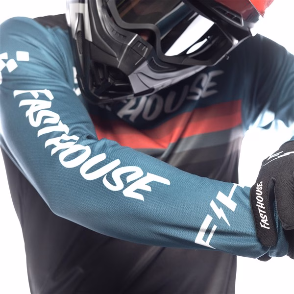 Fasthouse Carbon Force Motocross Jersey Teal