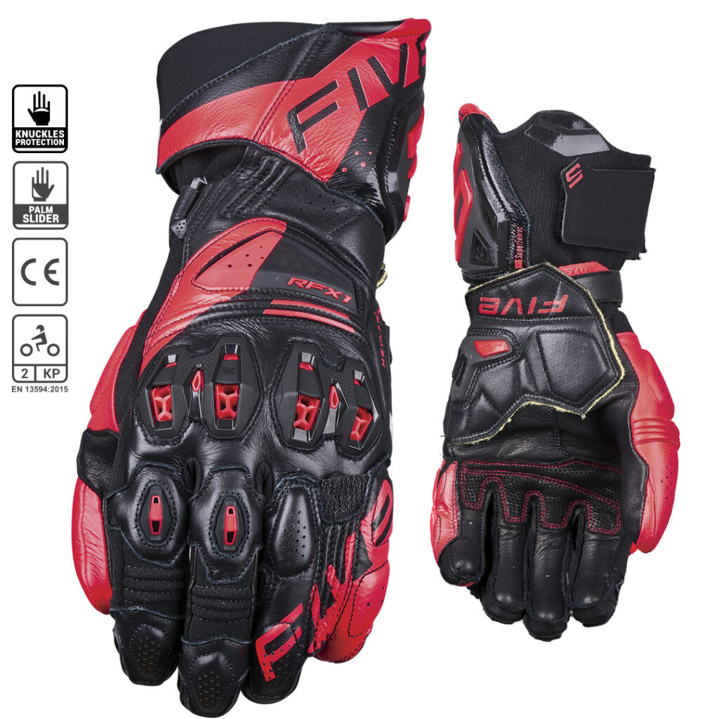 FIVE RFX1 EVO Race Gloves Black/Red