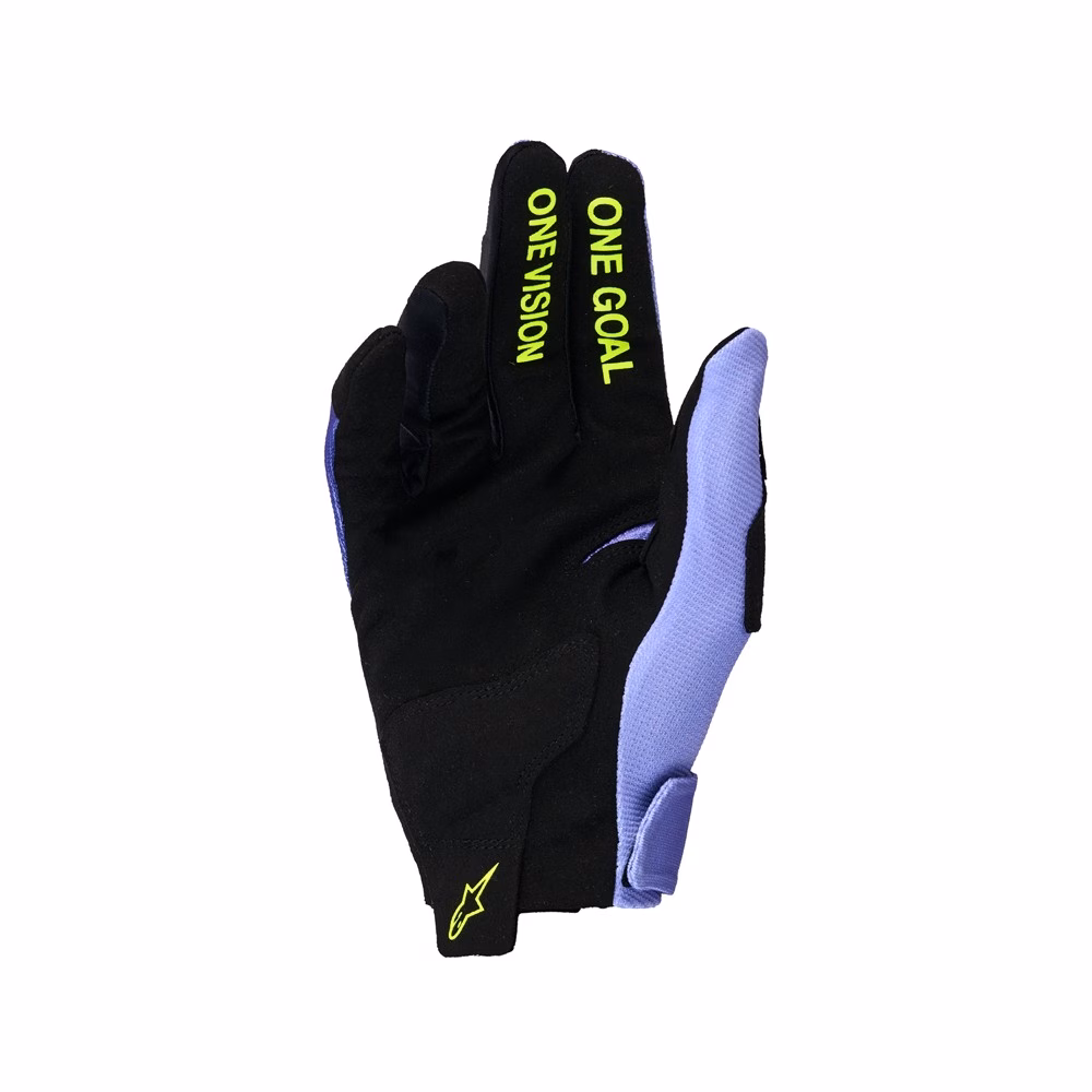 Alpinestars Radar Motocross Gloves Purple/Yellow Fluoro