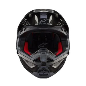 Alpinestars Supertech S-M10 Motocross Helmet Black Gloss Carbon - Image 3
