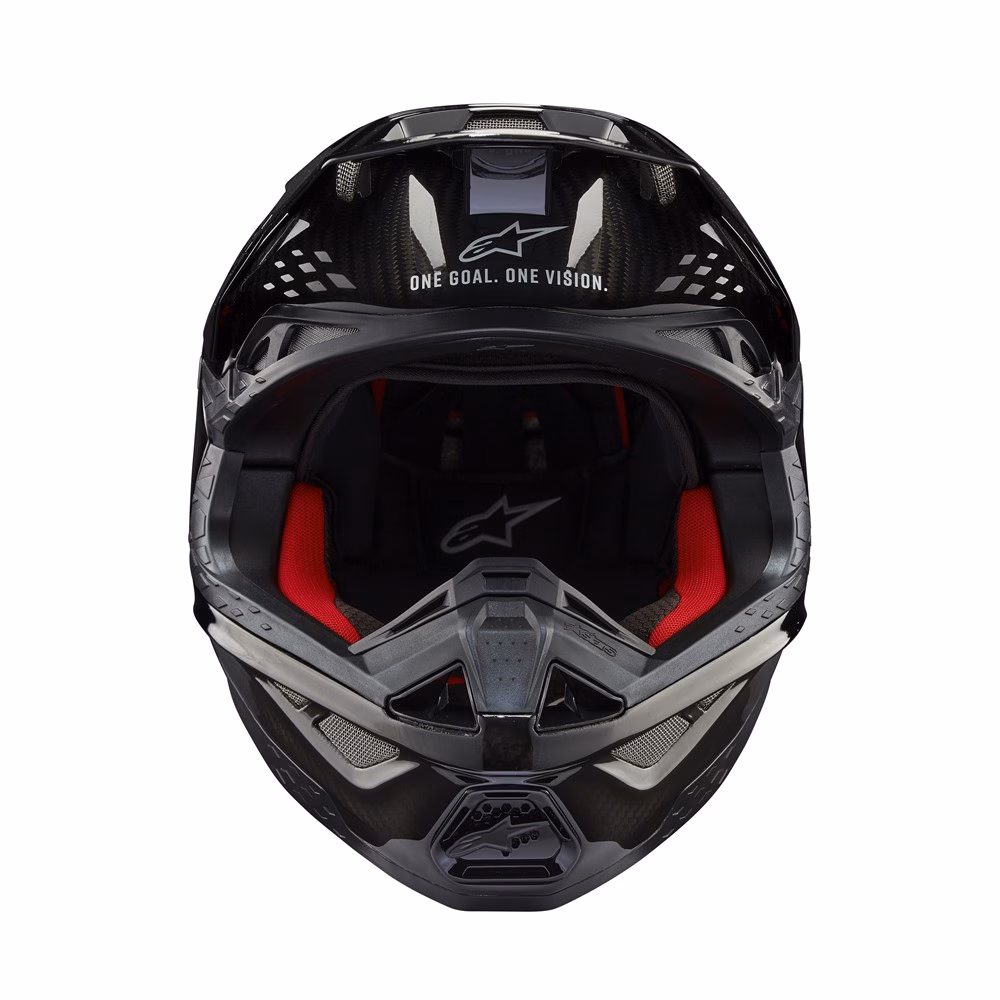 Alpinestars Supertech S-M10 Motocross Helmet Black Gloss Carbon