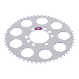 Renthal Sprocket Rear Silver 54T Alloy 7075 T6 Grooved Yamaha - Image 2