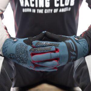 Fasthouse Speed Style Club Motocross Gloves Teal - Image 5