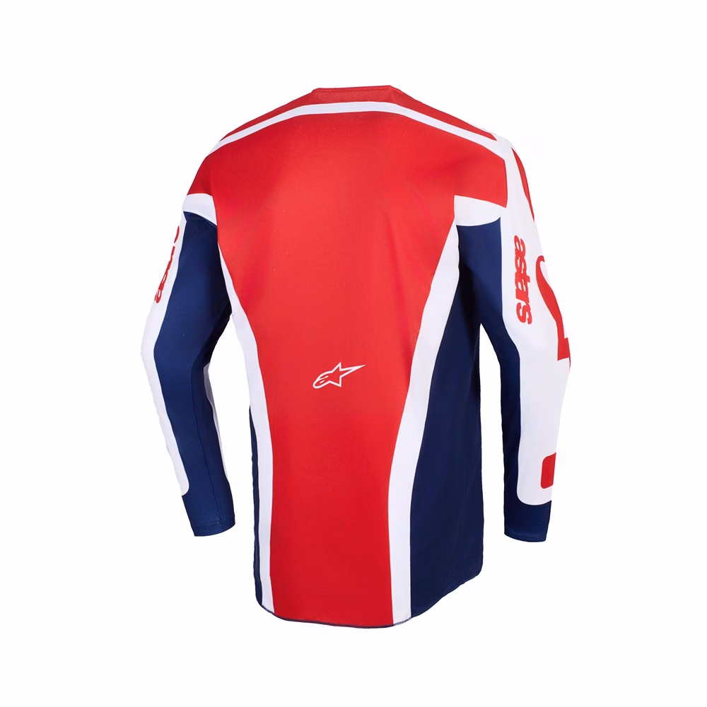 Alpinestars Racer Riway Motocross Jersey White/Blue/Red