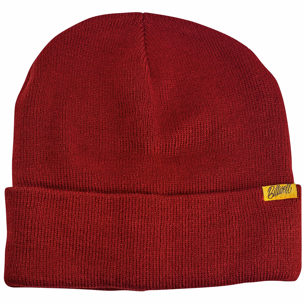 Biltwell Script Beanie Maroon