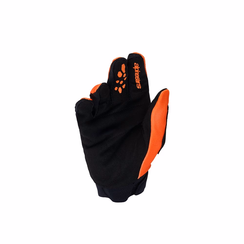 Alpinestars Full Bore Motocross Gloves Youth Orange/White/Black