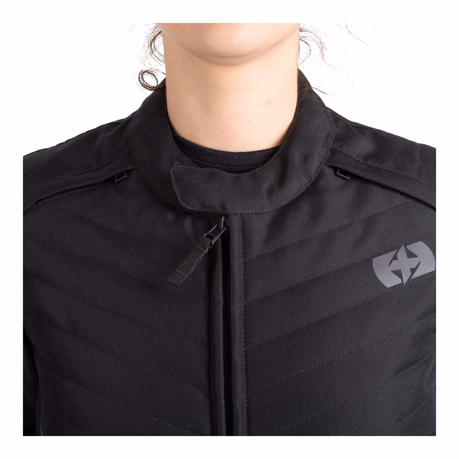 Oxford Valencia 3.0 Waterproof Dry2Dry Women's Textile Road Jacket - Black - Image 8