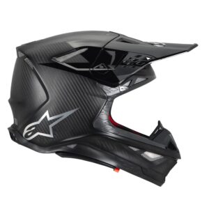 Alpinestars Supertech S-M10 Motocross Helmet Black Carbon Matte/Gloss - Image 1