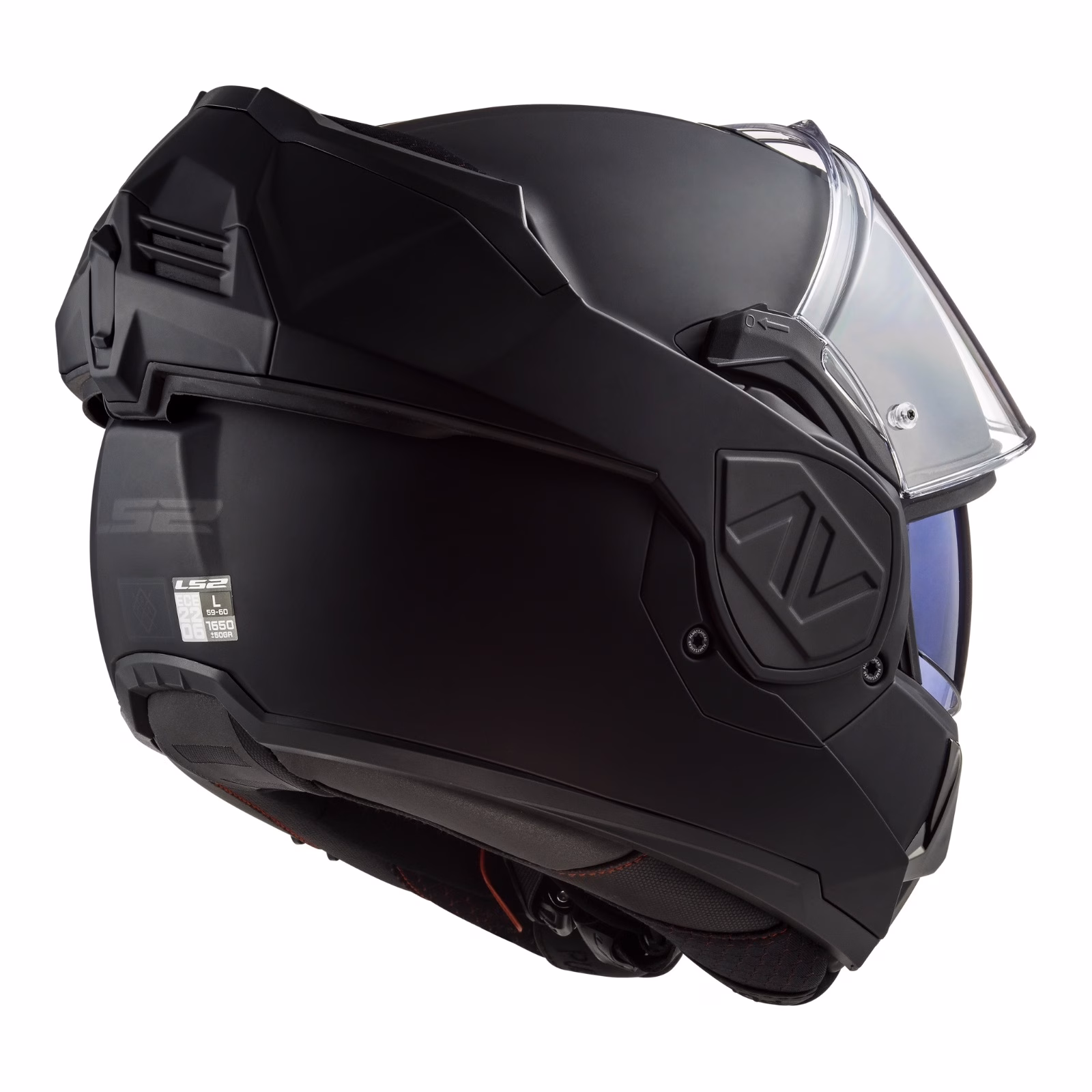 LS2 FF906 Advant Flip Front Helmet Black - Image 3