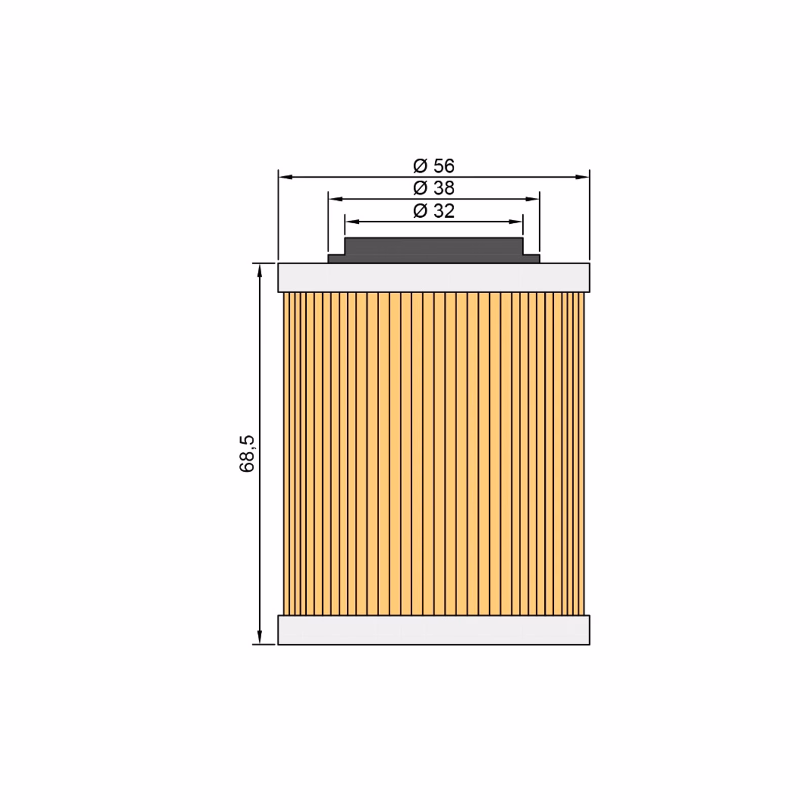 Twin Air Oil Filter Can-Am 330/1000 / Bombardier DS 330/800 - Image 1