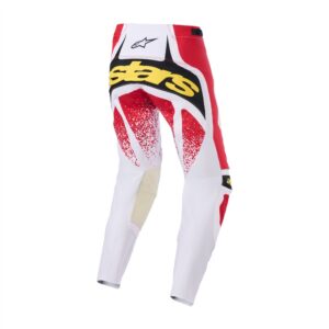 Alpinestars Techstar Nomur Motocross Pants Light Gray/Red/Black - Image 2