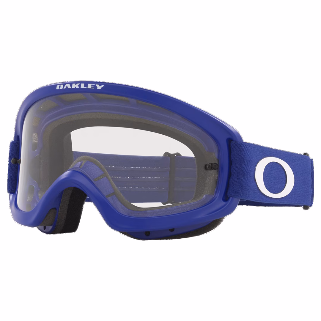 Oakley O-Frame 2.0 Pro XS MX Goggle Moto Blue w/ Clear Lens - Image 1