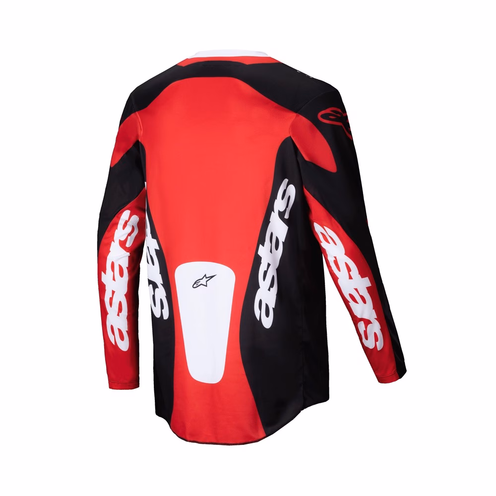 Alpinestars Racer Veil Motocross Jersey Black/Bright Red