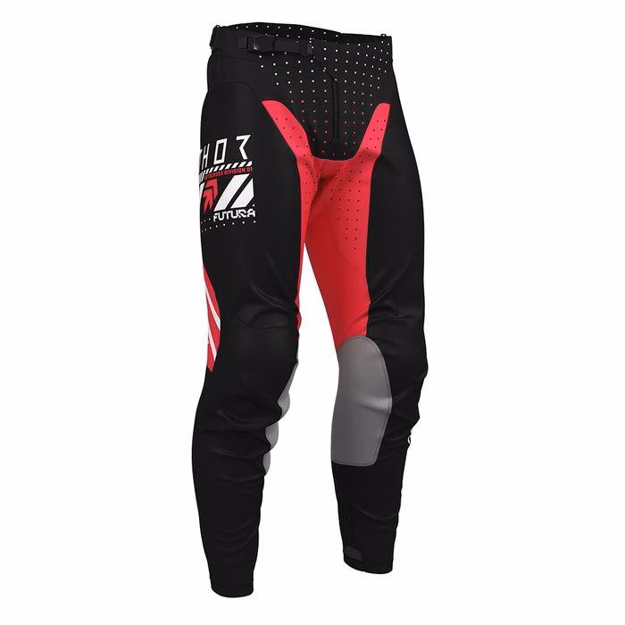 Thor MX Launchmode Futura Motocross Pants Youth Black/Red