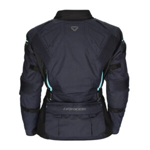 Dririder Compass 4 Road Jacket Ladies Navy/Sky Blue - Image 3