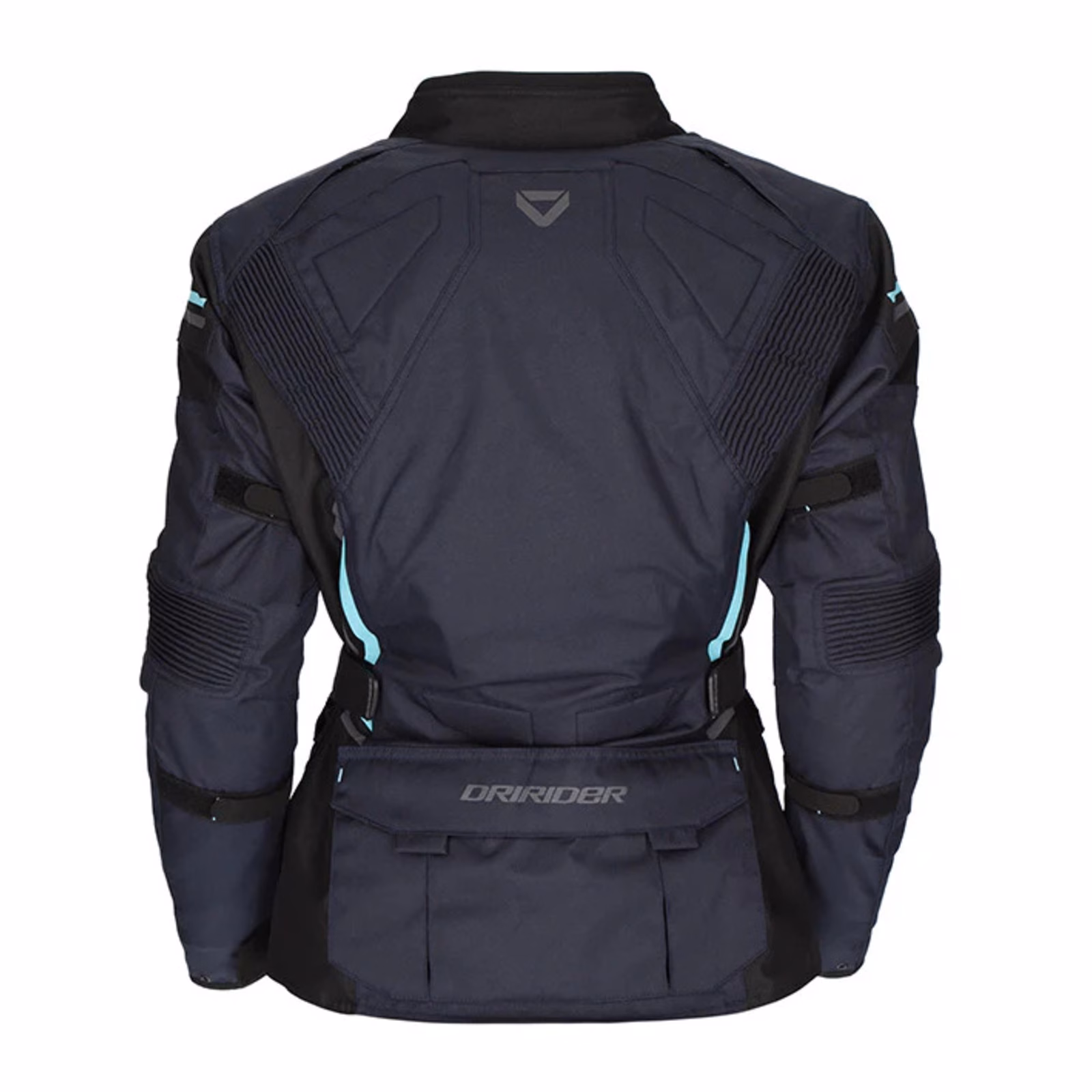 Dririder Compass 4 Road Jacket Ladies Navy/Sky Blue - Image 3