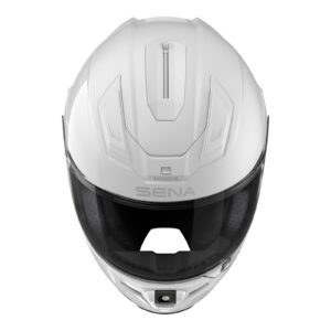 Sena Phantom Smart Road Helmet with Mesh Comms Gloss White - Image 4