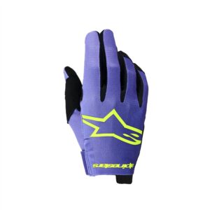 Alpinestars Radar Motocross Gloves Purple/Yellow Fluoro - Image 1
