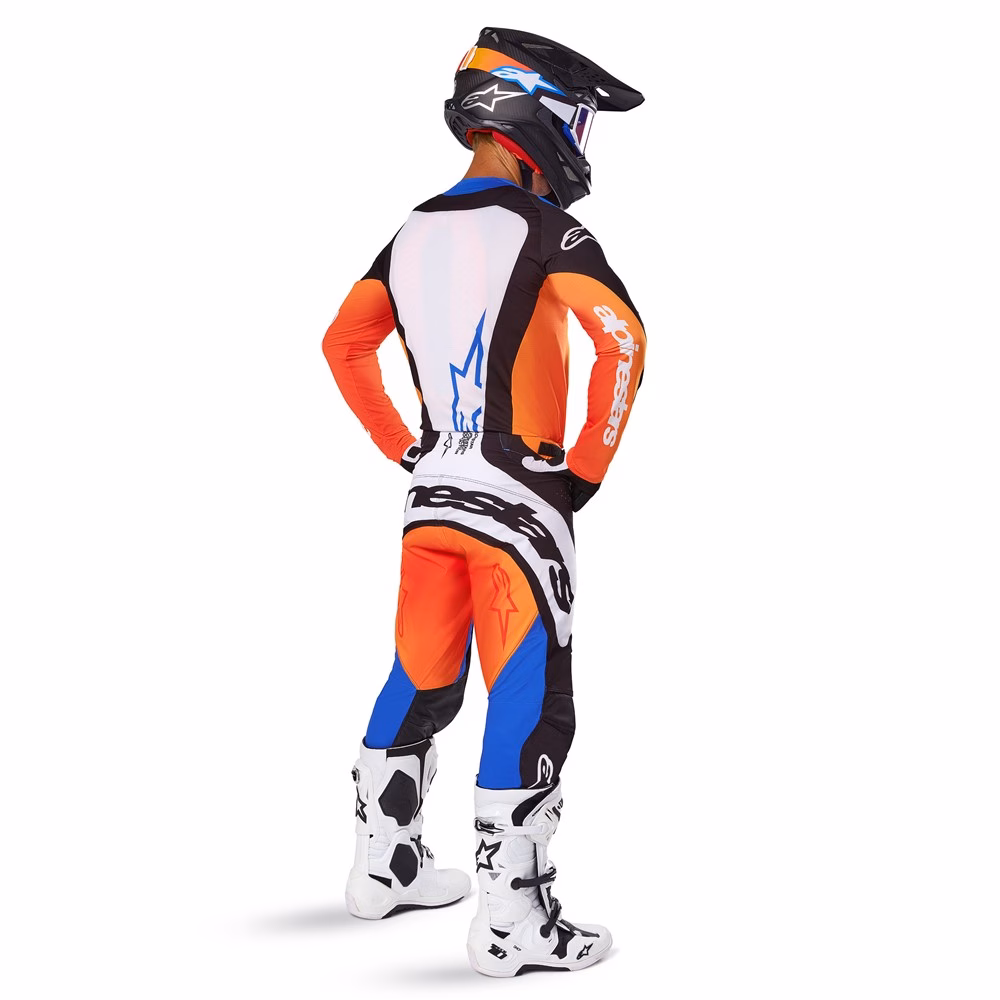 Alpinestars Techstar Melt Motocross Jersey Orange/Blue
