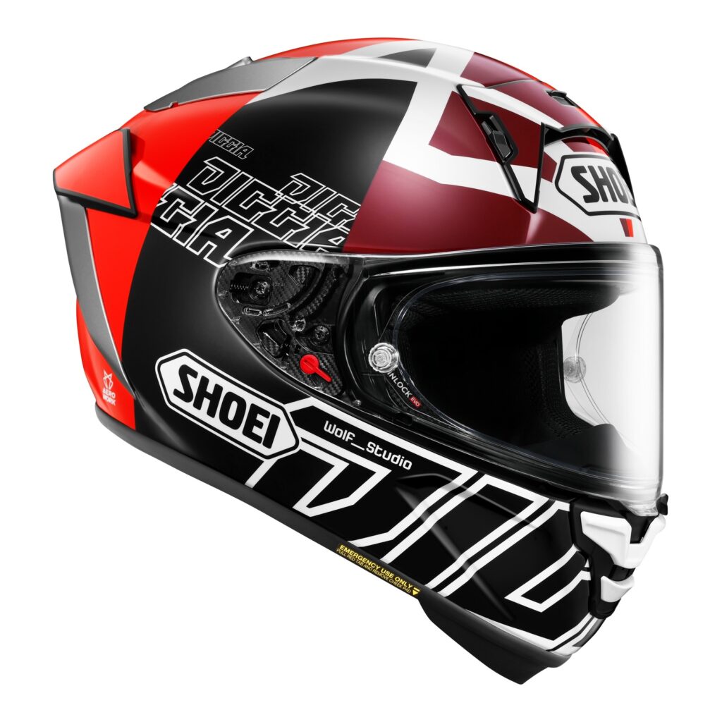 Shoei X-SPR Pro Diggia2 Road Helmet Black / Red / White