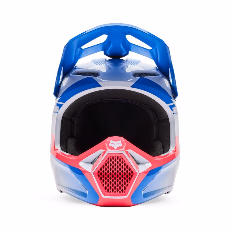 Fox V1 Collect Motocross Helmet Blue/Pink
