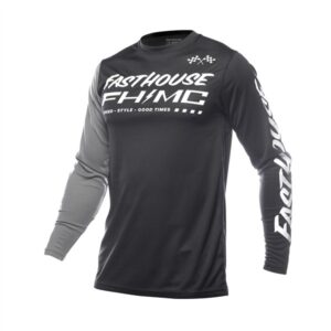 Fasthouse Carbon Method Motocross Jerseys Youth Black/Gray - Image 1
