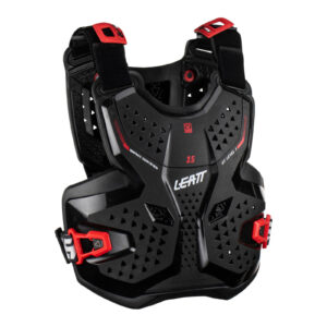 Leatt 3.5 Junior Chest Protector - Black / Red - Image 2