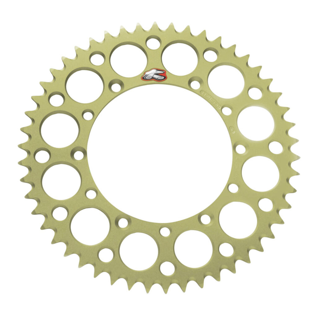 Renthal Sprocket Rear Hard Anodised 50T Alloy 7075 T6 Grooved