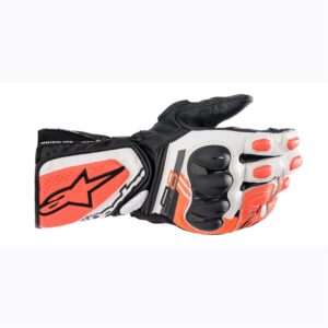 Alpinestars SP-8 v3 Road Gloves Black/White/Red Fluoro - Image 1