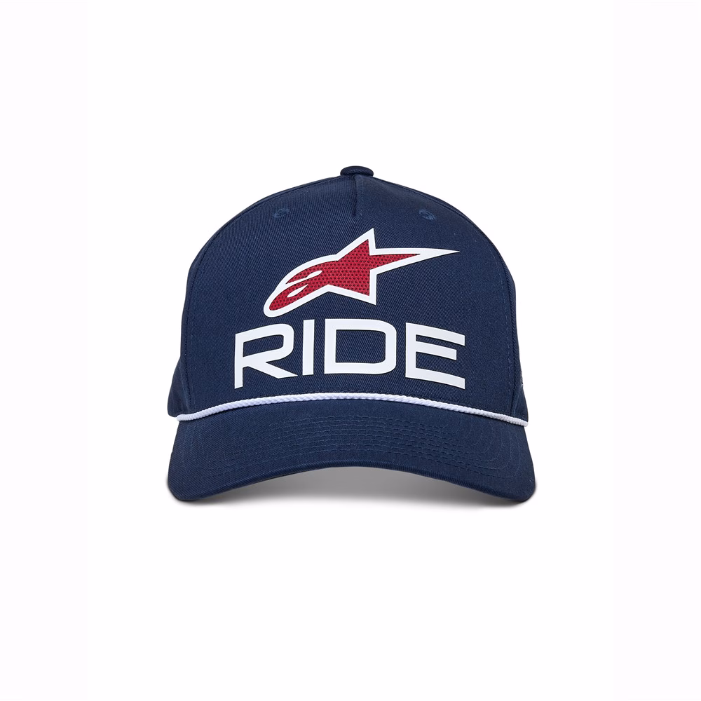 Alpinestars Ride Comp Snapback Hat Navy/White/Red