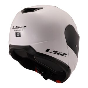 LS2 FF908 Strobe II Flip Front Helmet White - Image 6