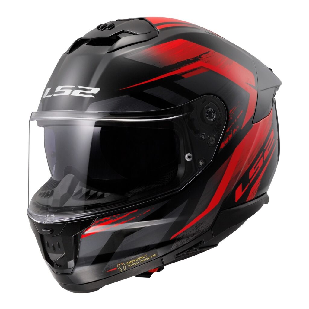 LS2 FF808 Stream II Fury Road Helmet Black / Red