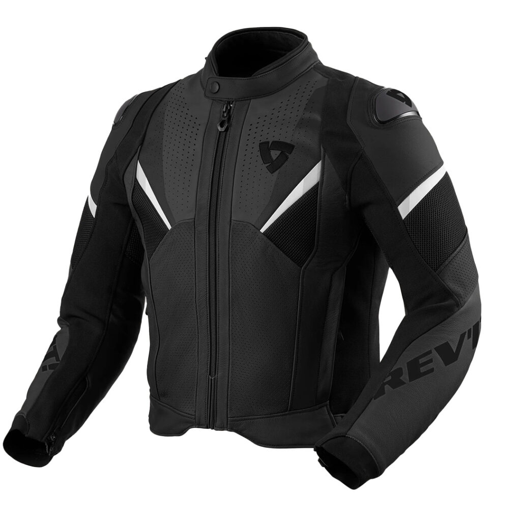 REV'IT! Automate Leather Road Jacket Black