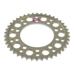 Renthal Sprocket Rear Silver 42T Alloy 7075 T6 Grooved Honda - Image 2