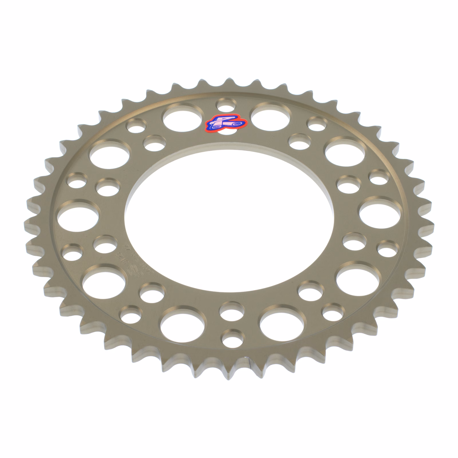 Renthal Sprocket Rear Silver 42T Alloy 7075 T6 Grooved Honda - Image 2