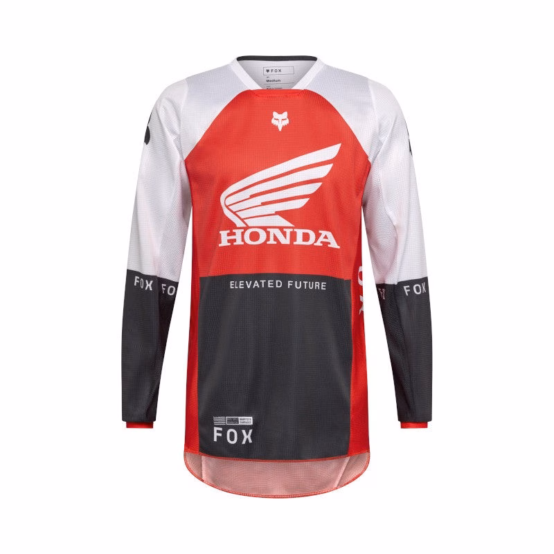 Fox 180 Honda Motocross Jersey Fluro Red