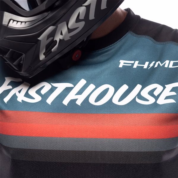 Fasthouse Carbon Force Motocross Jersey Teal