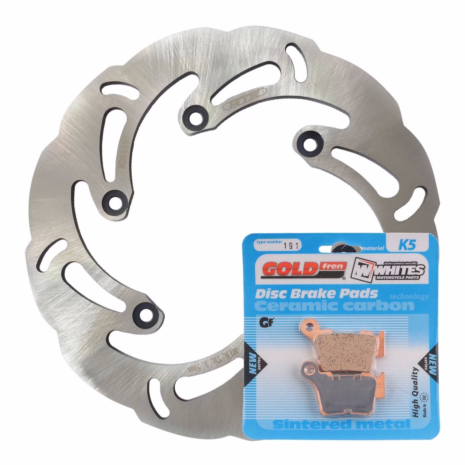 Brake Disc & Pad Rear Kit - KTM 450 SX-F '07-'24 - Wave - Image 1